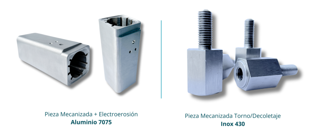 Fabricantes de Mecanizado CNC de JABELLAN 2 JABELLAN Pieza Mecanizada Electroerosion en Aluminio 7075